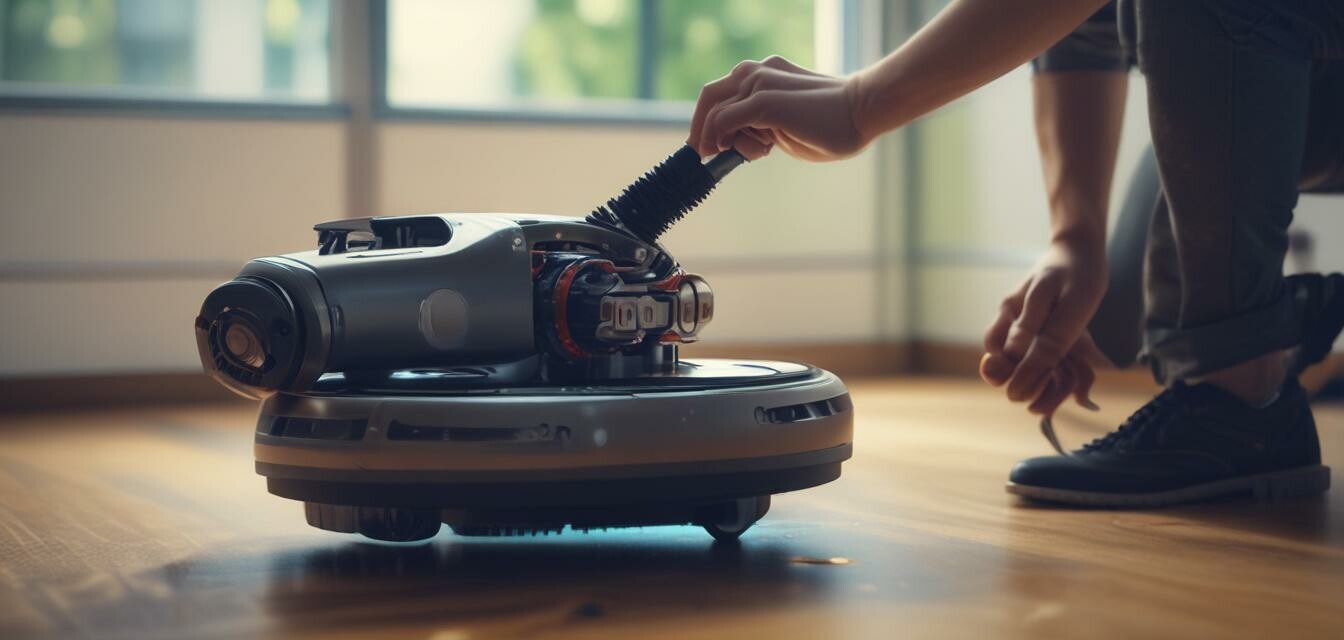 Vacuum robot maintenance